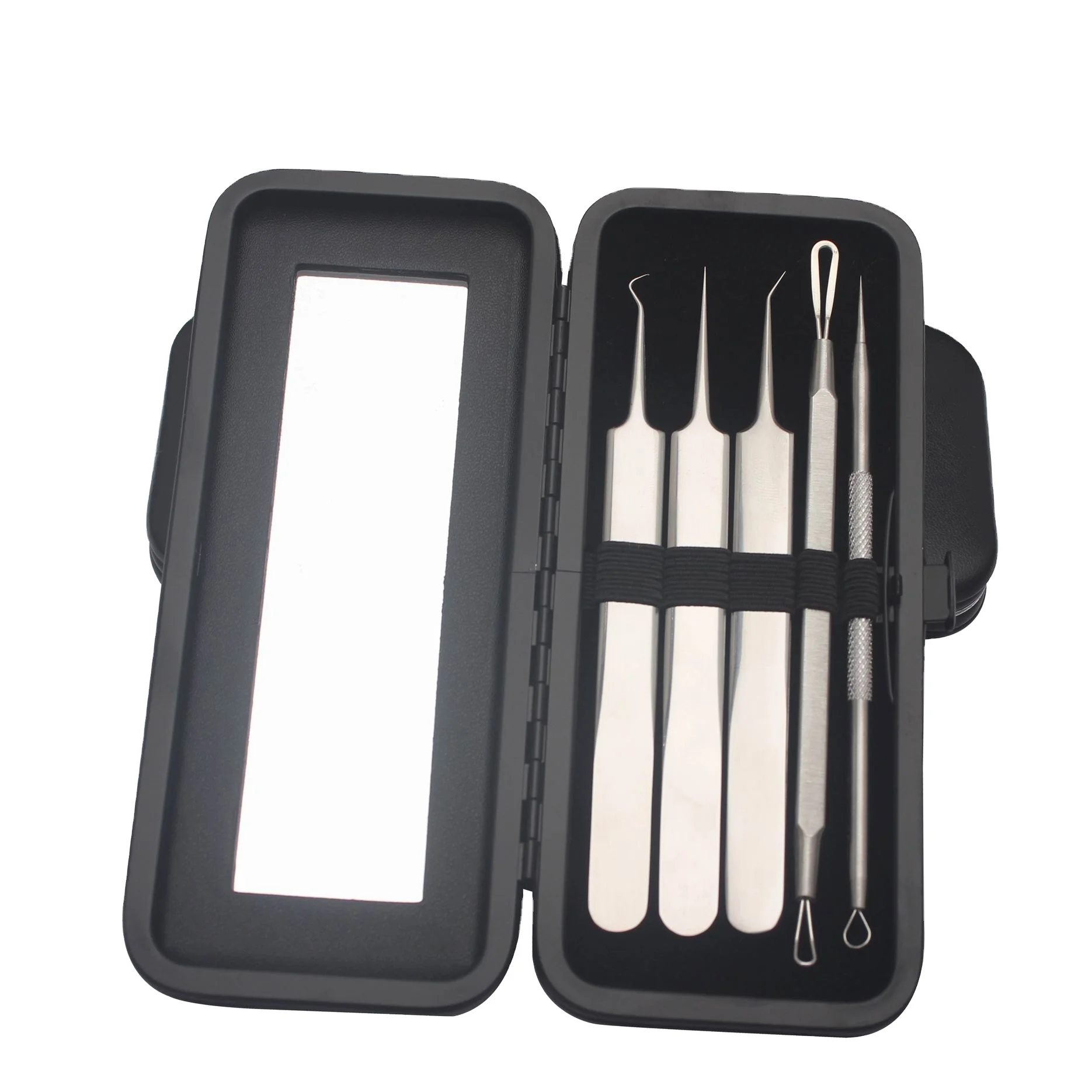 product factory hot sale stainless steel pimple remover blackhead pin blackhead remover  tool884-2