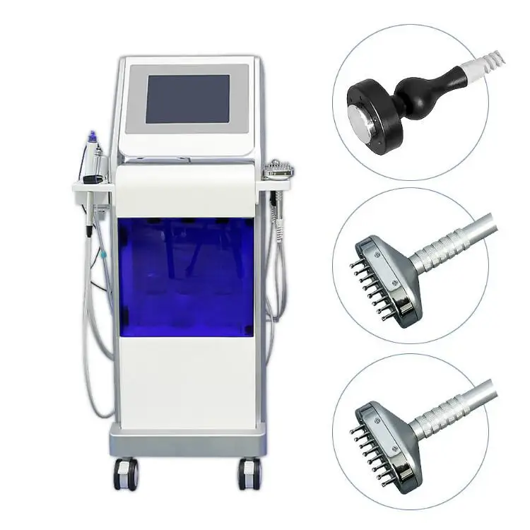 9 IN 1 Deep Cleaning Microcurrent Face Lift Skin Tightening Treatment Beauty Machine for Sale