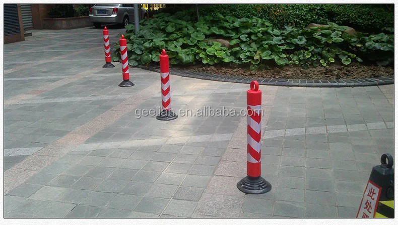 Singapore Spring Flexible Warning Rebound Bollards/ Traffic Pole ...