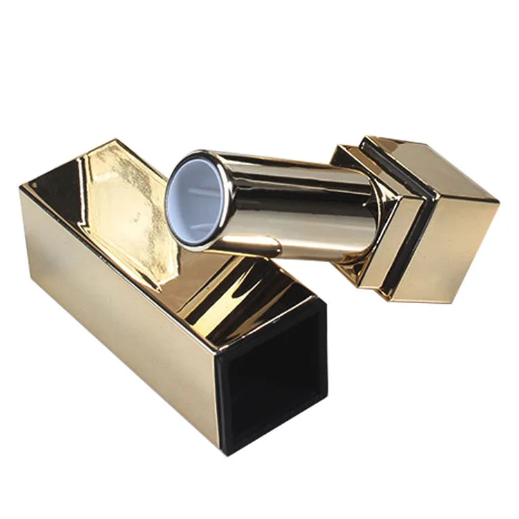 shiny gold lipstick containers