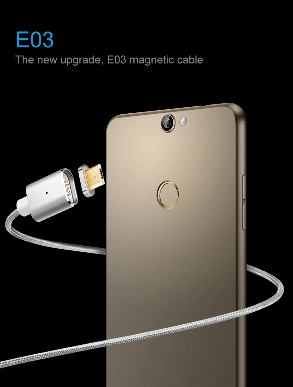 5A Fast Charging Magnetic USB Cable Micro USB Data Cable Type C Magnet Charger Cord - ANKUX.COM