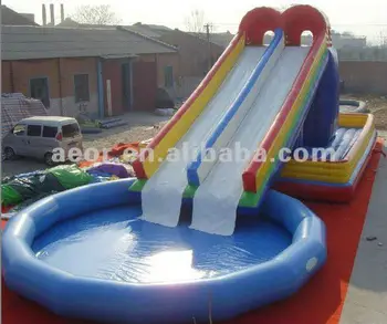 inflatable pools with slide