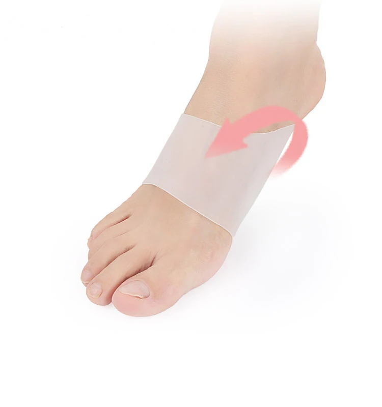 Silicone Flat Foot Corrector Bandage Gel Pro Arch Supports Flat Feet ...