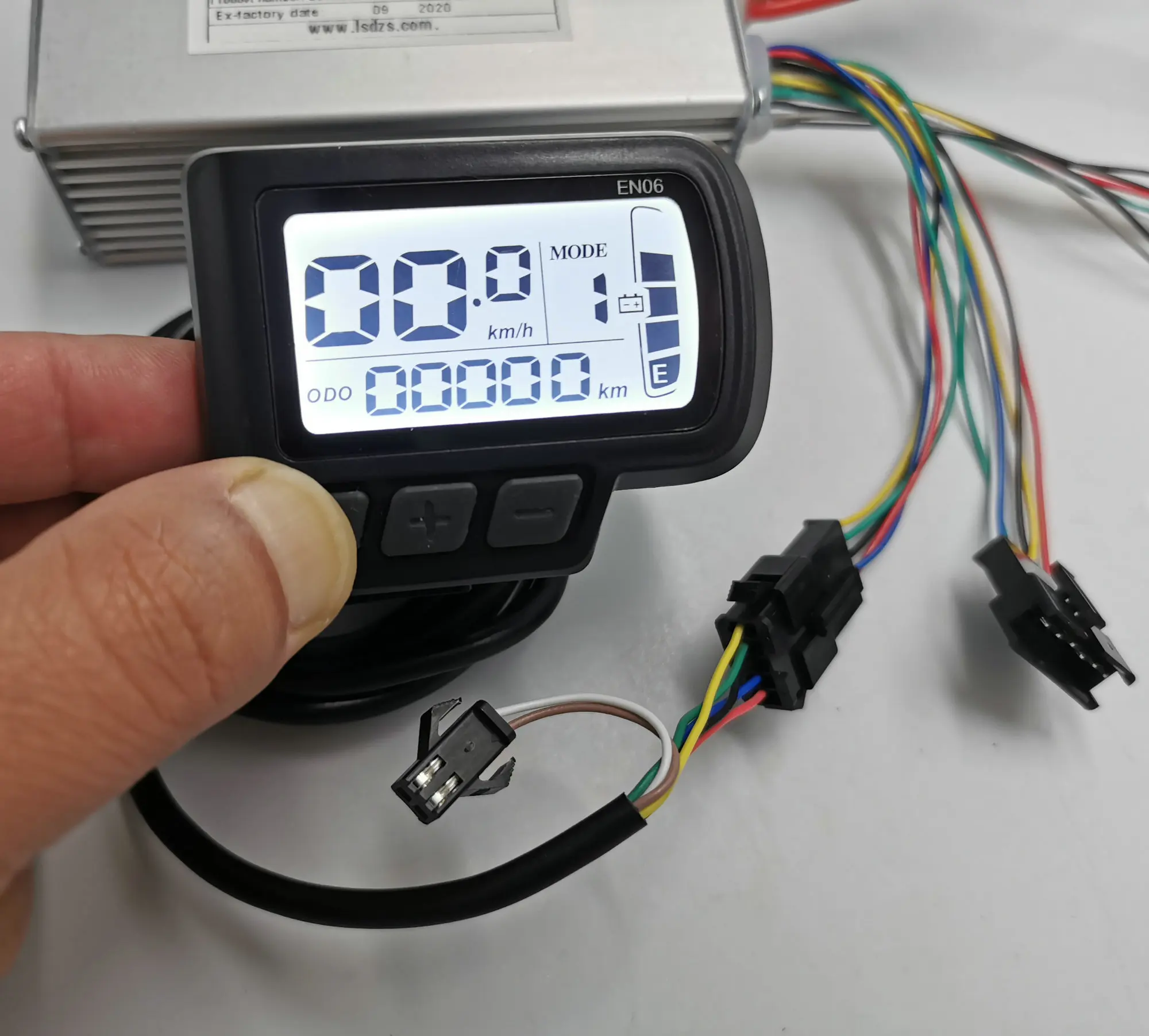 EN06 LCD Display Für E-Bike - Smart Meter Geschwindigkeit Spannung