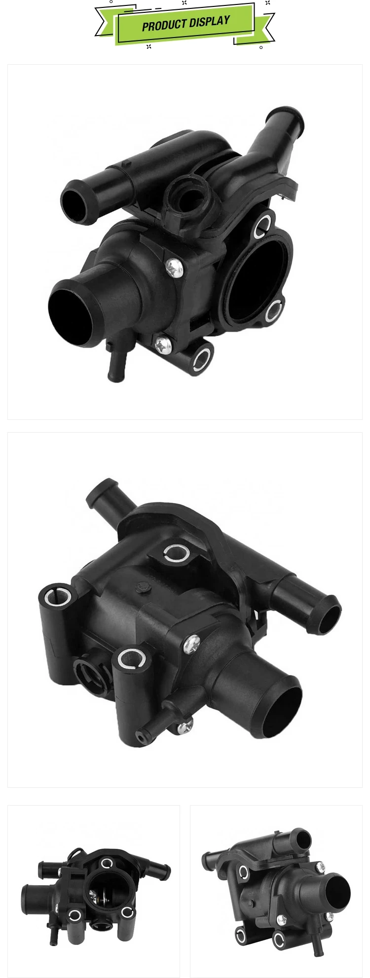 Engine Coolant Hose Connector Flange Thermostat Housing Oem 1319480