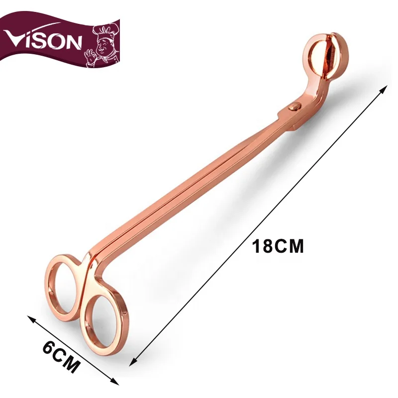 2020 Amazon Best Seller Rose Gold Candle Tools Wick Trimmer Wick