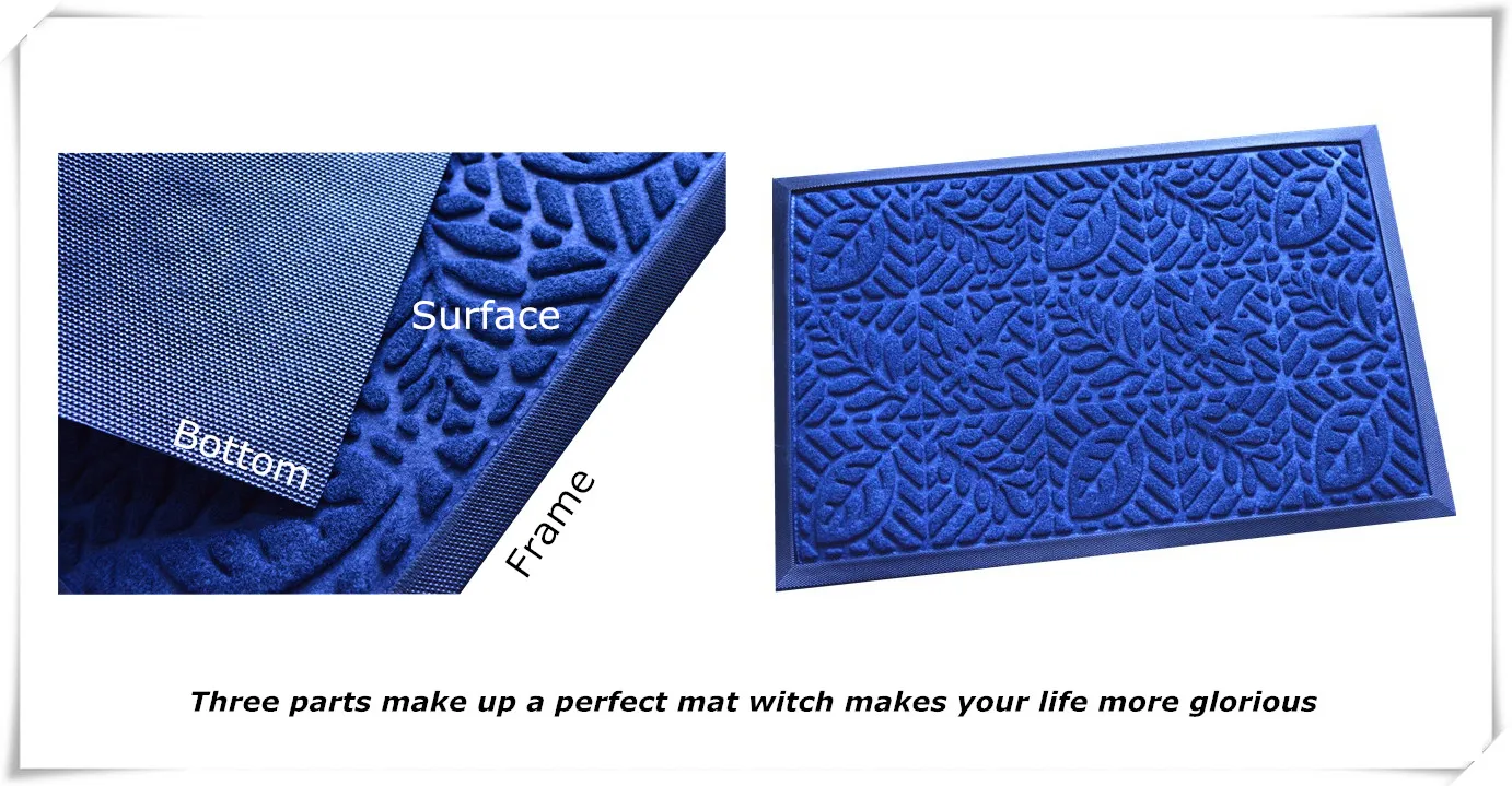 Cheap Rubber Doormat Licensing Indoor Outdoor Floor Mat Customized Logo