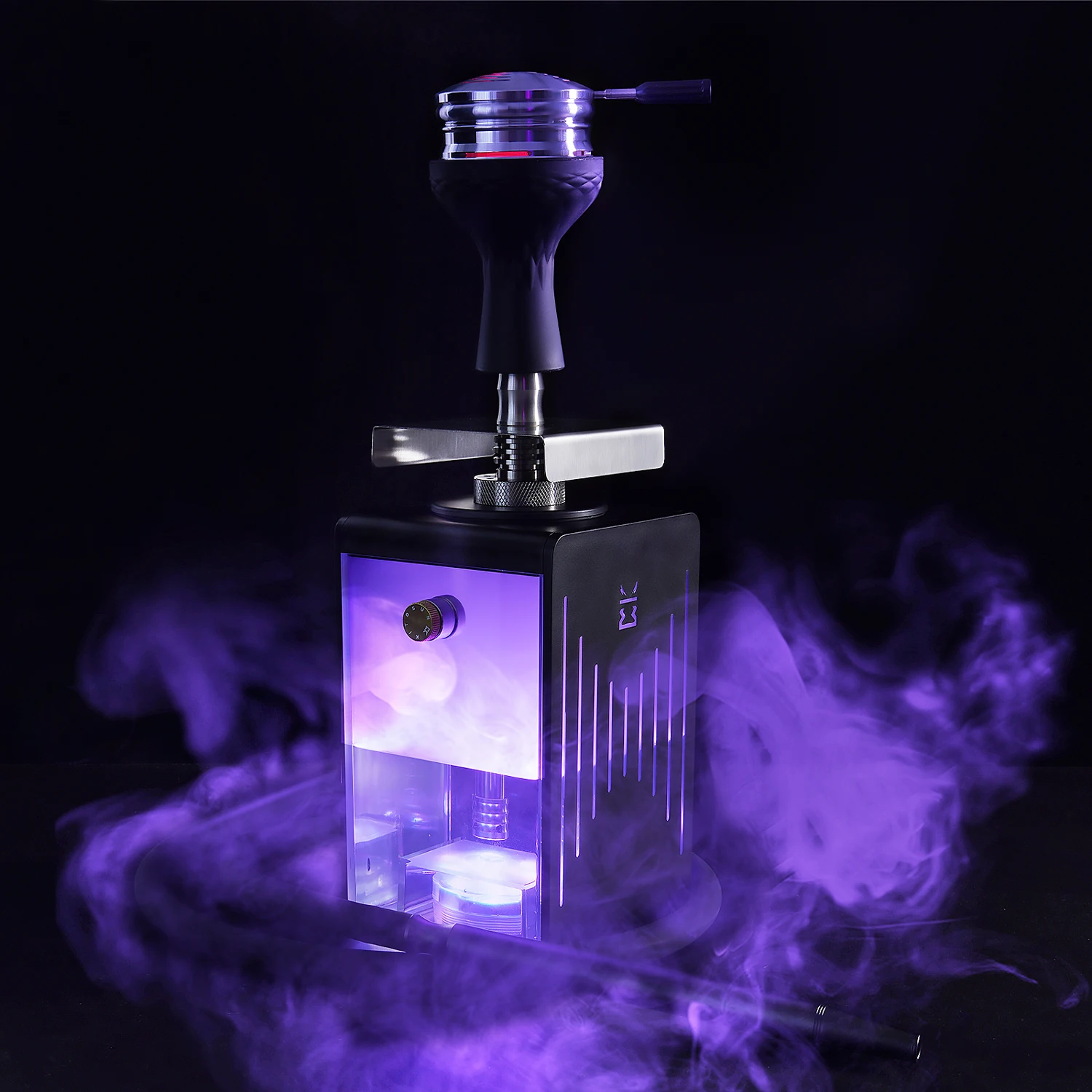 Kitosun Neonmobile Shisha Set Acrylic Modern Hookah Set With