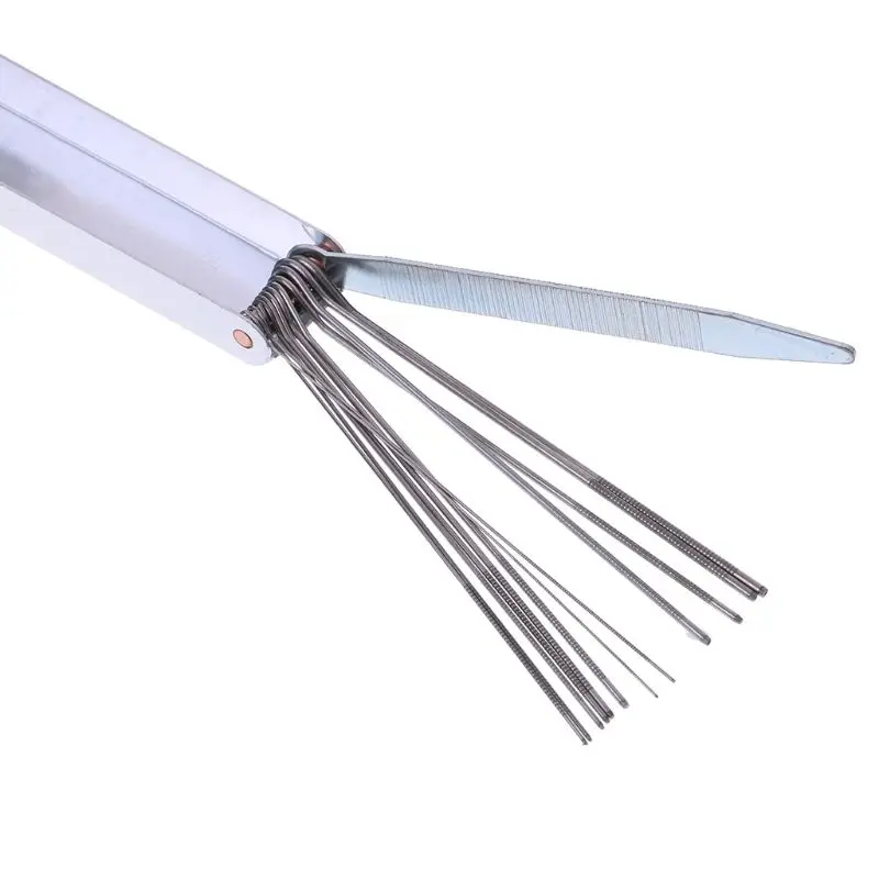 13 In 1 Welding Tip Cleaner Welding Cutting Torch Nozzle Needles Kit Stainless Steel Reamers