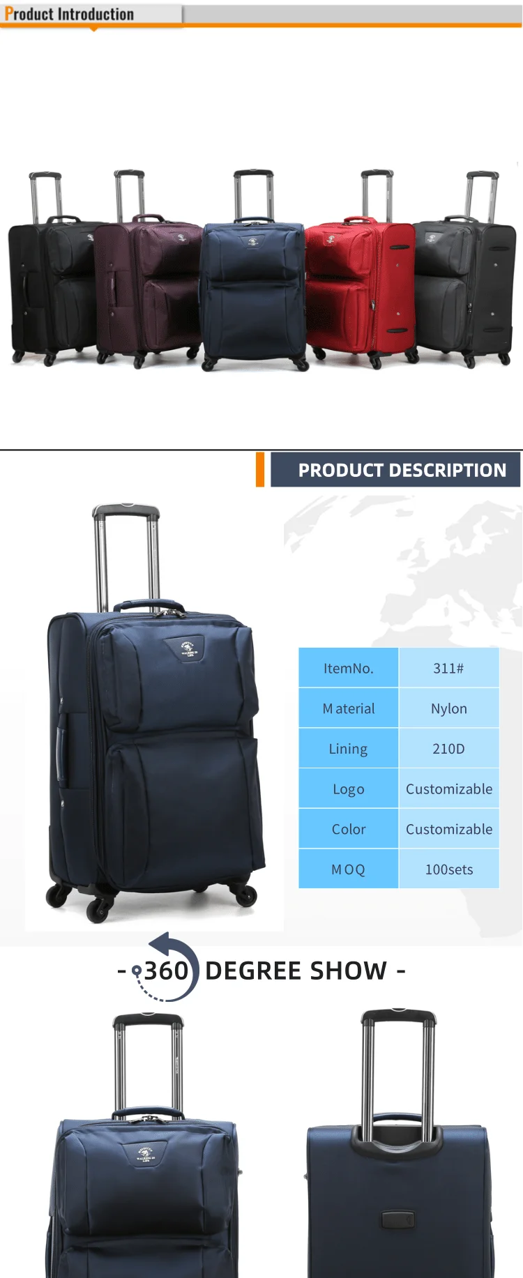 trolley bags luggage