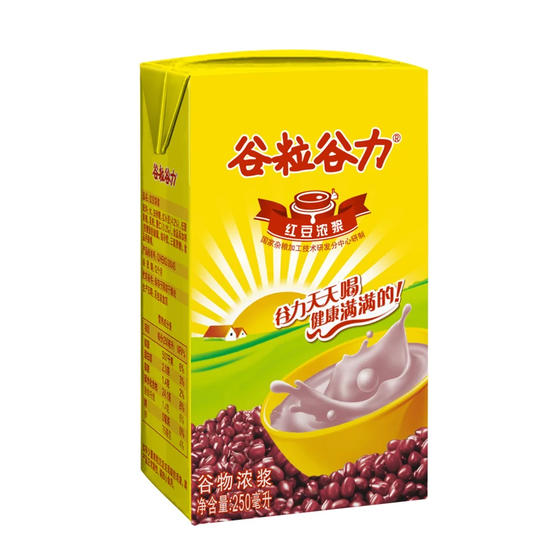 
Red Bean OEM Private Label Natural Grain Puree Grain Drink Box Drink Grain Food Replacement Baby Food Milk Shake Red Bean Puree 