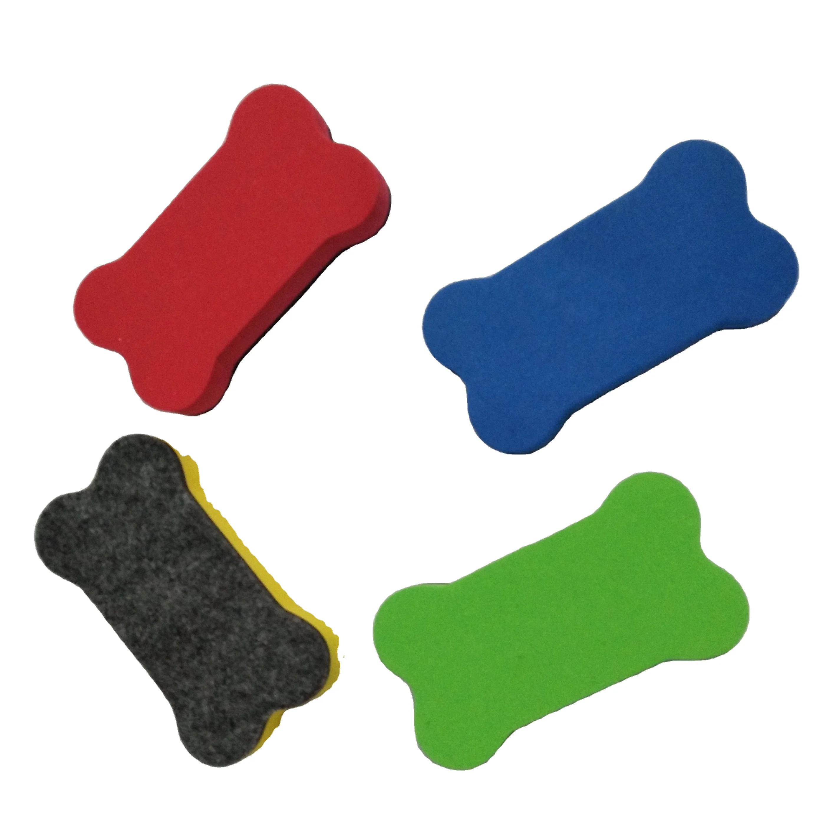 
Magnetic whiteboard eraser bone shape dry eraser eraser home office supplies10.5*5.5*2cm 