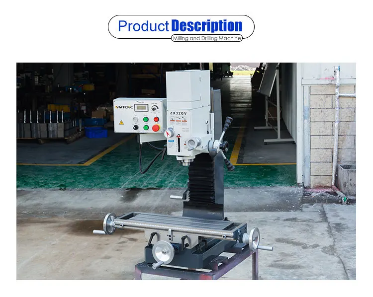 ZX32GV Variable Speed Drilling/milling Machine for Metal Working