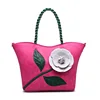 STXL Vintage Rose Stereo Flower Female 2019 Spring New Braid Tote
