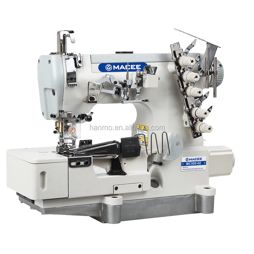Mc 50002d Flatbed Direct Drive Interlock Sewing Machine With Tape