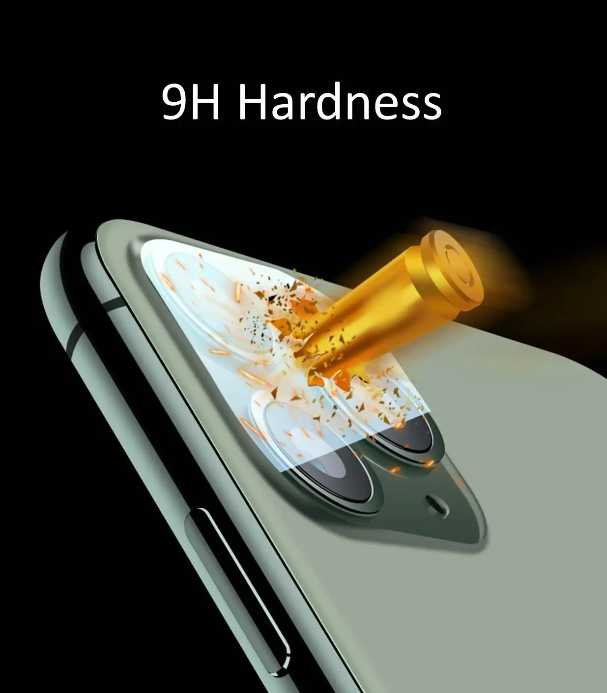 2019 Amazon hot selling Back Rear Camera Lens Protective Ring Cover Protector Accessory Screen Film for iPhone 11 X/Xs/XR/XS Max