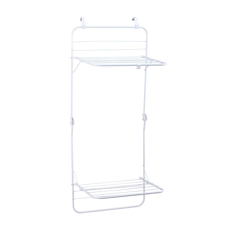 High Level Wall Mounted Airer Folding Balcony Clothes Drying Rack