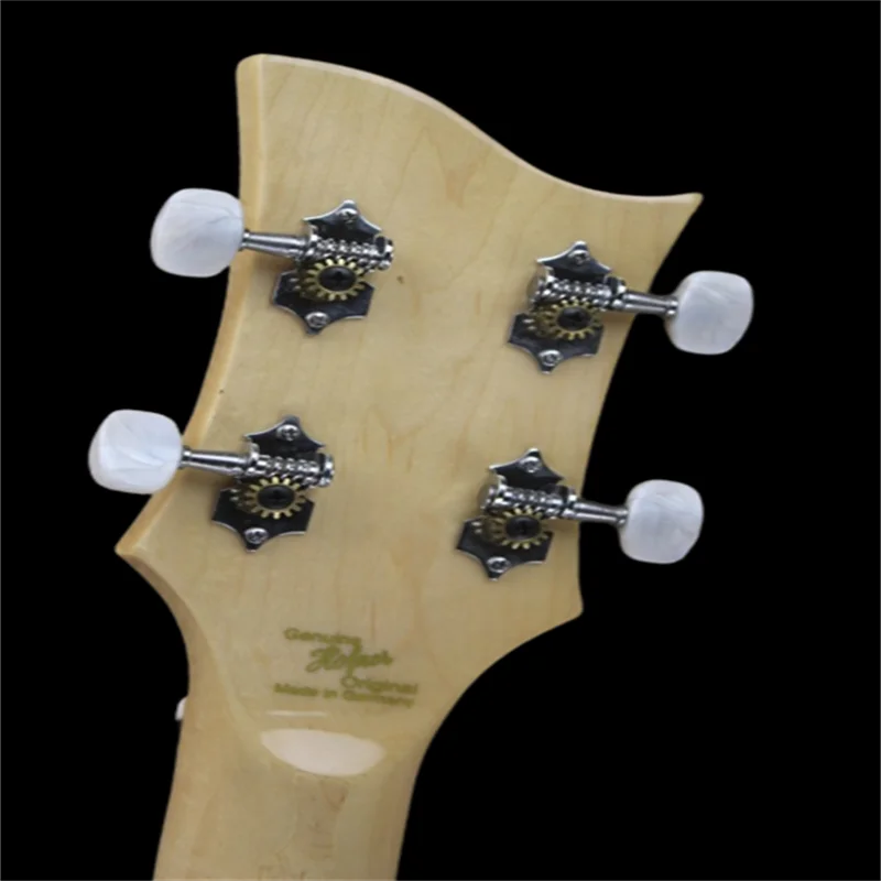 England Flag Vintage Looking Hofner Bb2 4 Strings Bass Tiger Flame