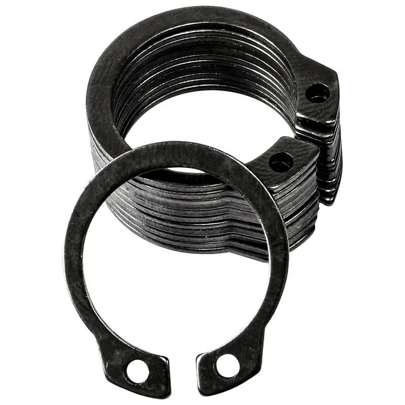 Sus304 Din471 Internal Retaining Circlip For Shaft 3200 Black Oxide