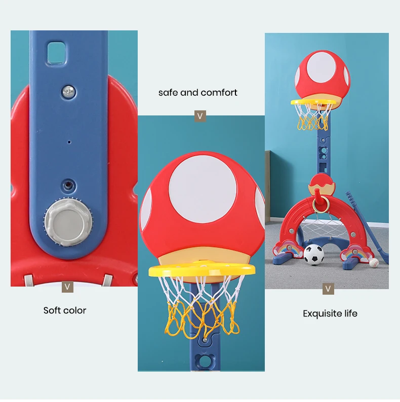 Starry Children's PE Lifting Basketball Stand Box 3-6 Years Old Toy Baby Indoor Basketball Rack