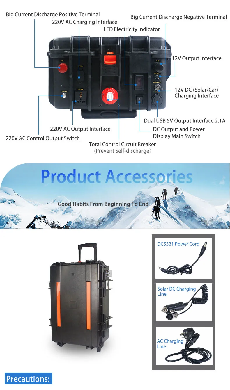 5000w portable solar generator