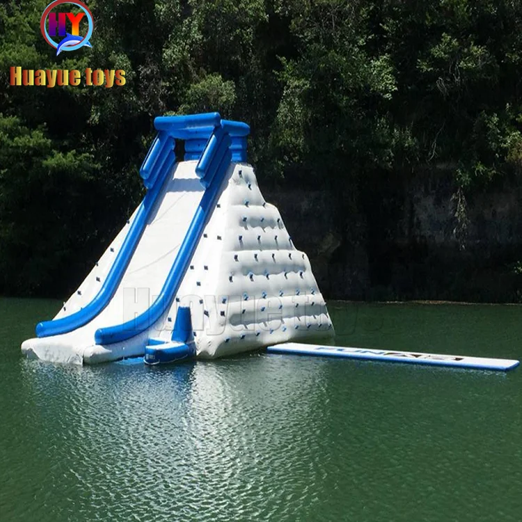 Lake Inflatable Iceberg Water Toys / Ocean Aquatic Inflatables Climbing