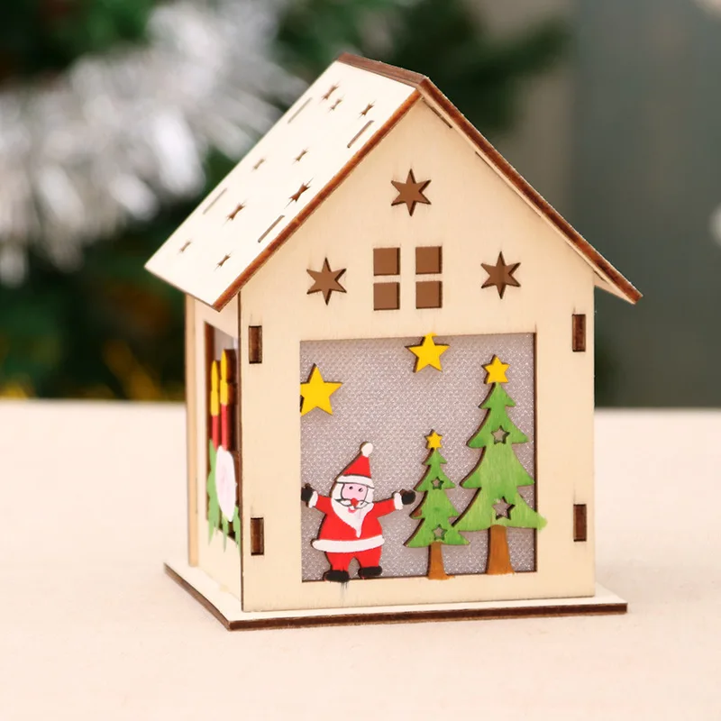 fast delivery christmas cabin house with light - buy 圣诞小屋