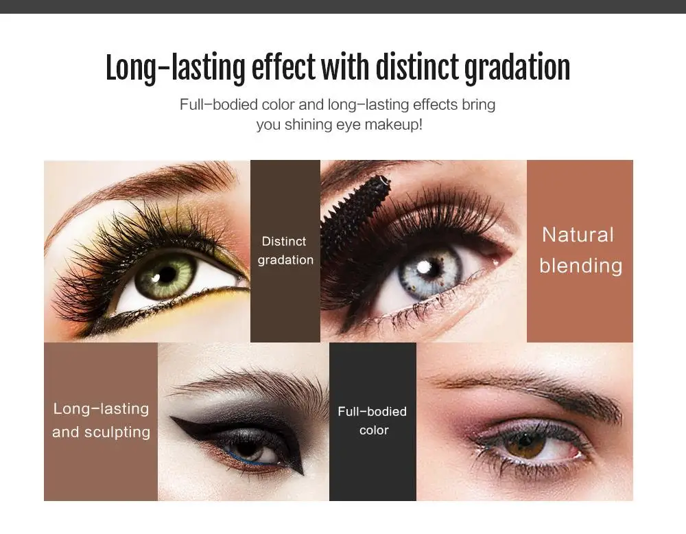amazon hot sale Hot Sale Eye Makeup 5-Color Set of  Waterproof Eyeliner Pen and Eyebrow Pen +Eyelash Extension Mascara