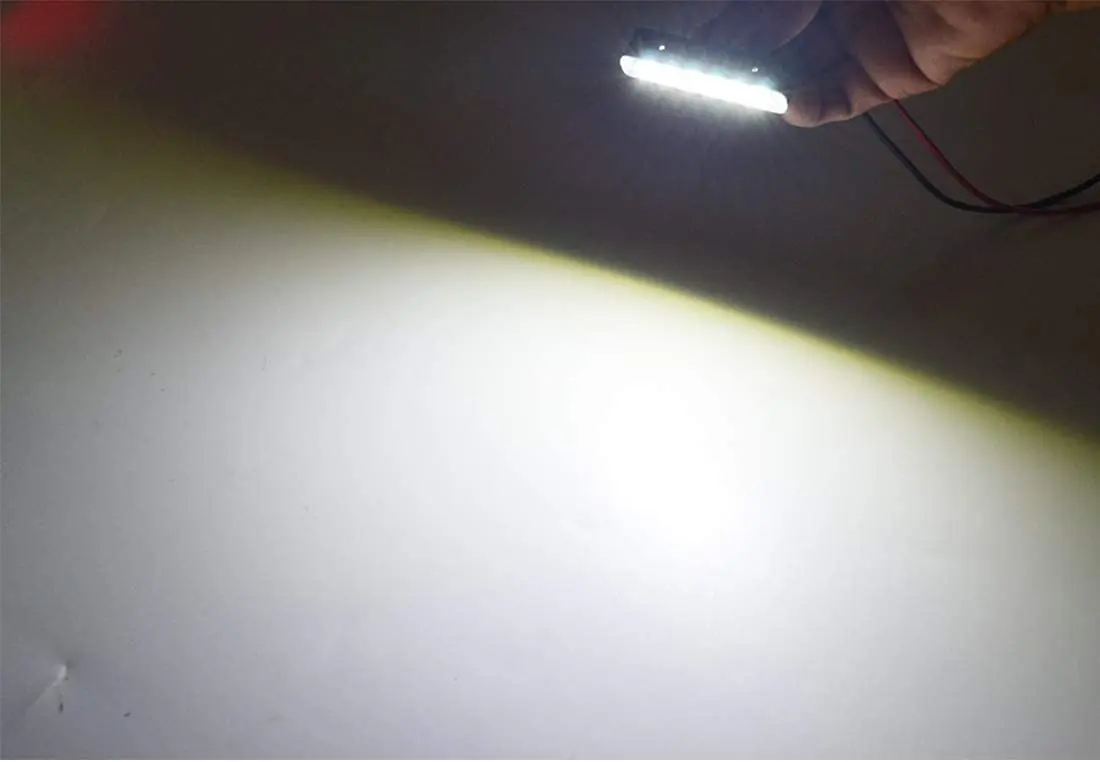 Waterproof Plate light with 6 White LED For License Plate Light,Backup Light,tail light or Brake Light for Motorcycle Bike