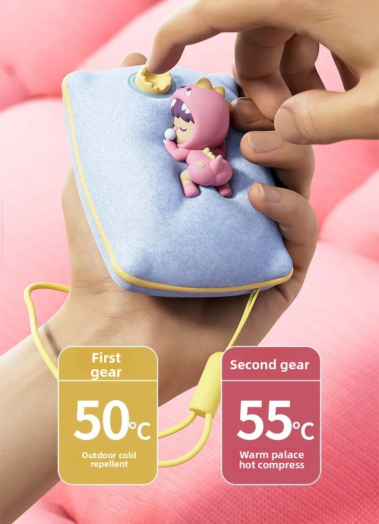 Hand Warmer, Portable, Plush Fabric, 993 - detail 22