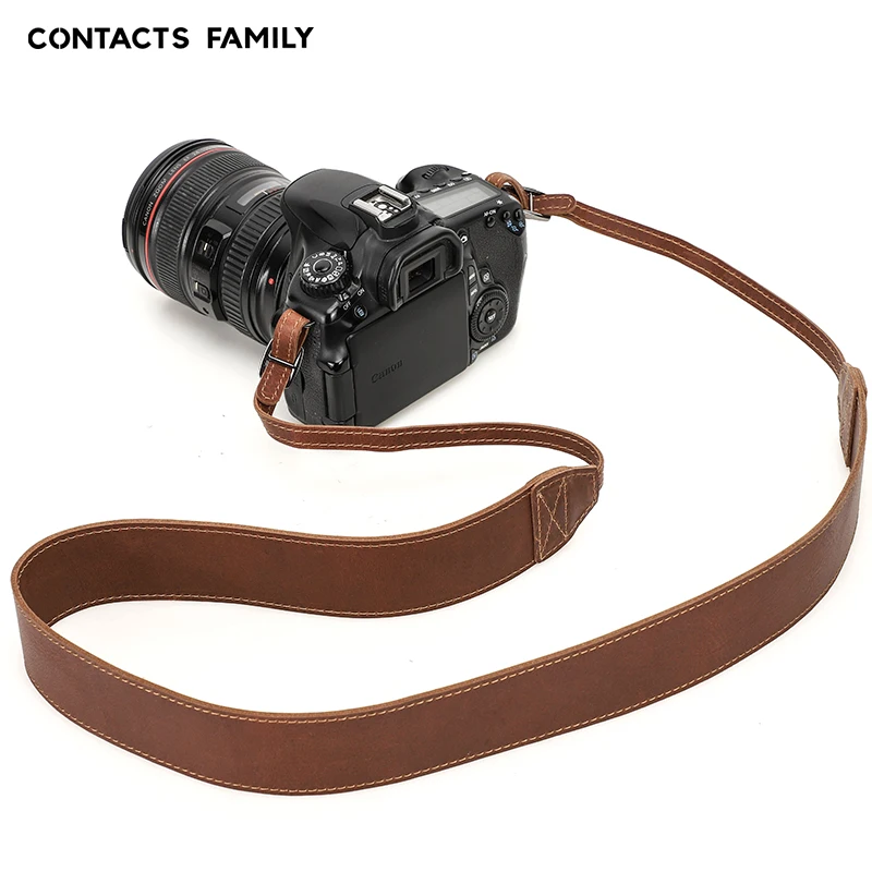 Leather Camera selling Strap with free name stamping