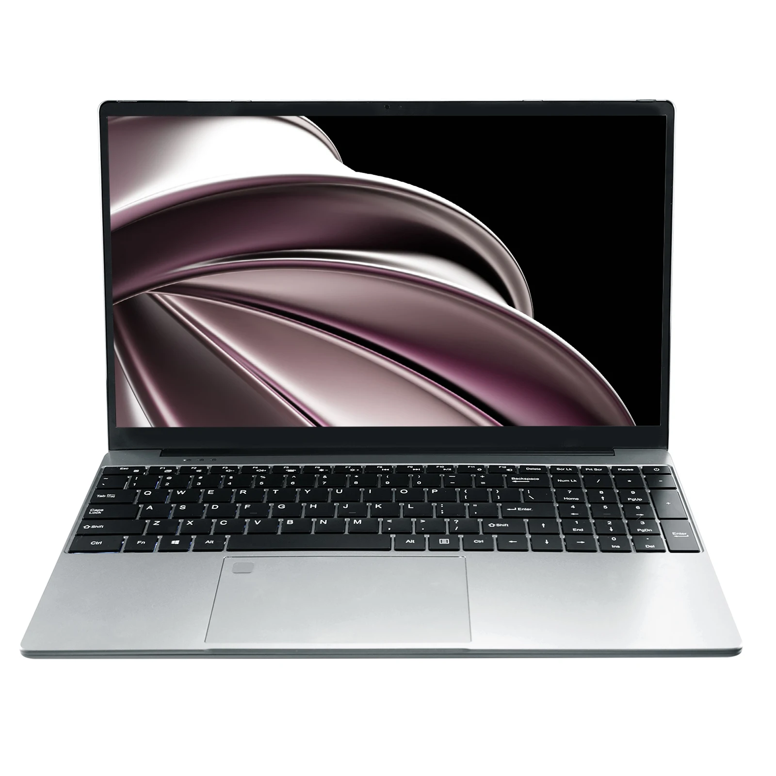 Side-by-side comparison of a slim 14-inch laptop and a slightly thicker 15.6-inch model on a desk with notebook and coffee mug