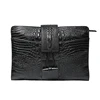 Wholesale Fashion Hasp PU Leather Hand Bag Document Bag Custom Design High Quality Crocodile Pattern Men Clutch Bag 2019