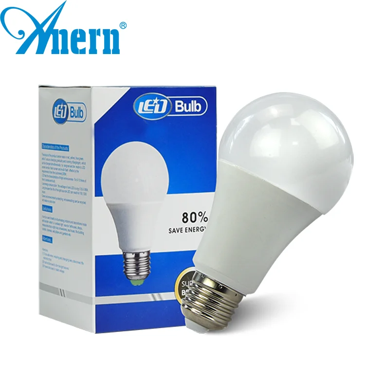 Anern Cheap Energy Saving Plastic Housing 5w led bulb light