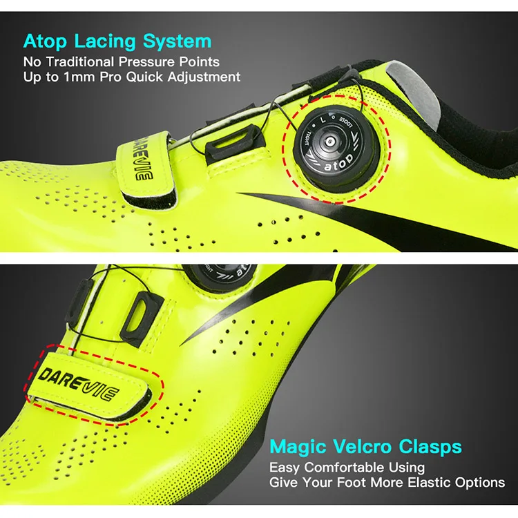 Darevie Custom Professional Look System Cycling Shoes Road Bike Shoes