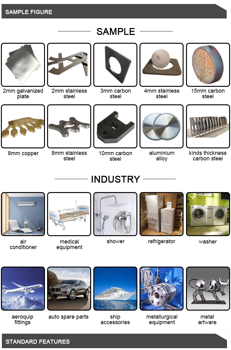 600*400mm small fiber metal laser cutting machine 1000W laser cutting machine