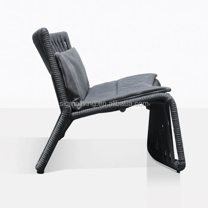 Hot sale comfortable outdoor furniture hand woven garden furniture rope chair
