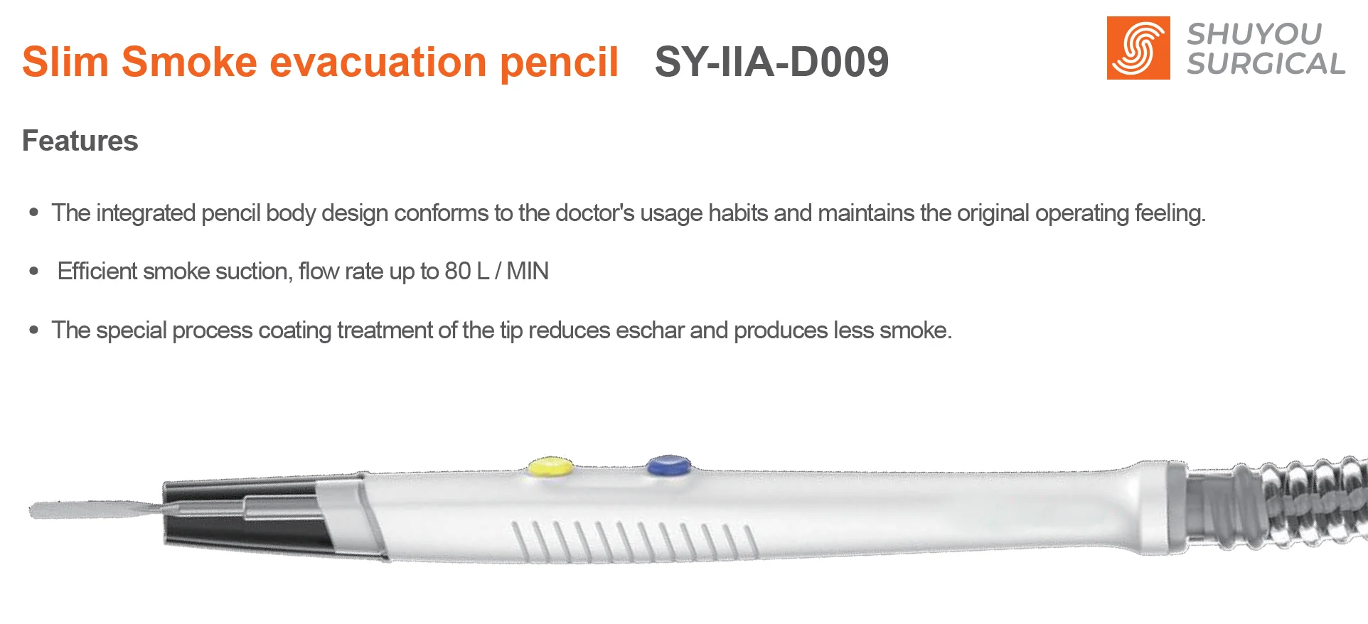 Surgical Smoke Evacuation Pencil Buy Electrocautery Pencil,Smoke