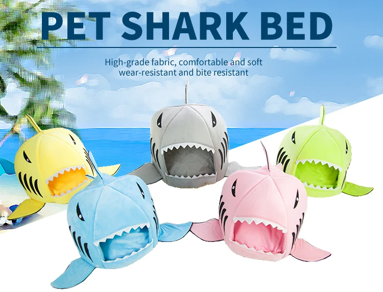 Canopy Washable Raised Fancy Sofa Shark Pet Cat Bed Luxury Cat Dog Pet House for Sale