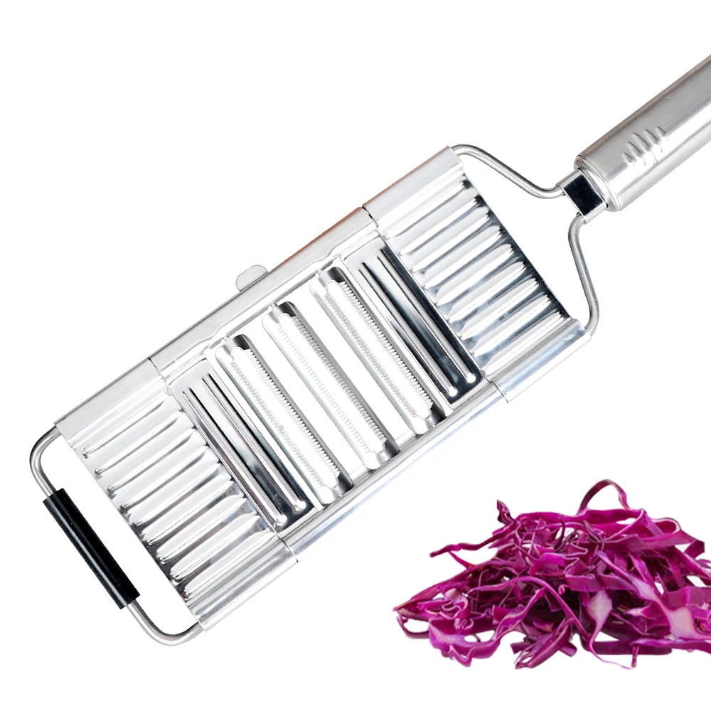 Shredder Cutter Stainless Steel Portable Manual Vegetable Slicer Easy Clean Grater With Handle Multi Purpose Home Kitchen Tool