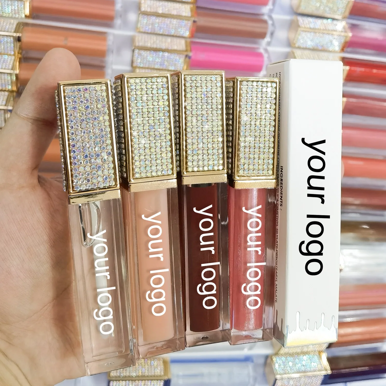 private label glitter lip gloss