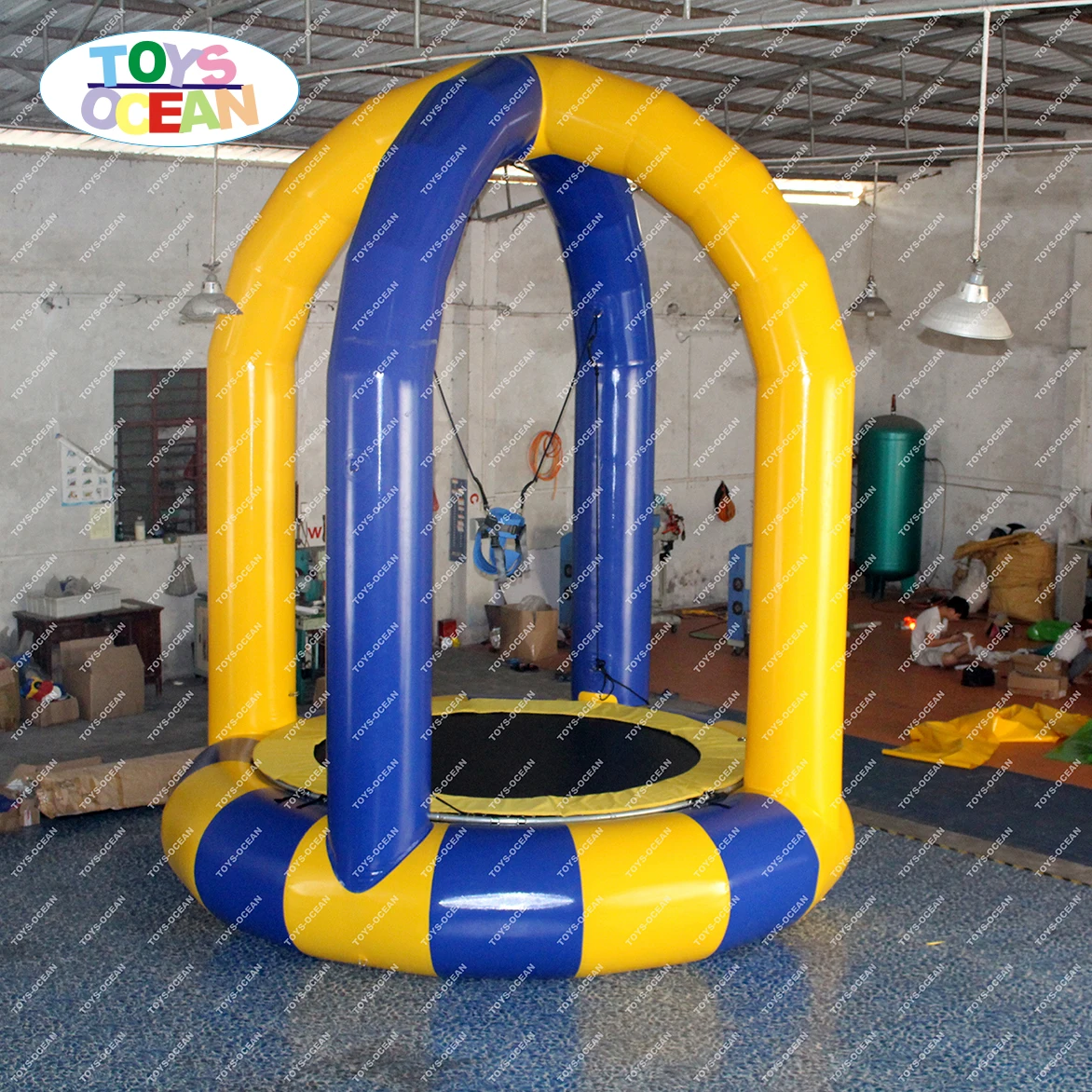 Inflatable Bungee Harness Jumping Trampoline Buy Inflatable Bungee