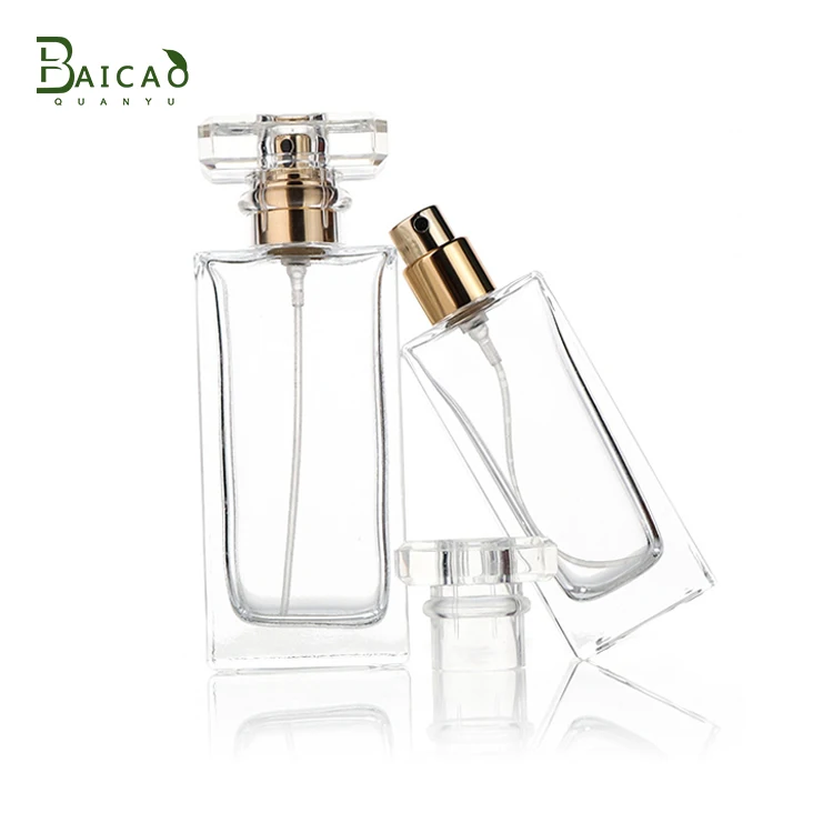 Empty Perfume Bottle Perfume Oil Bottles Square Glass Empty High
