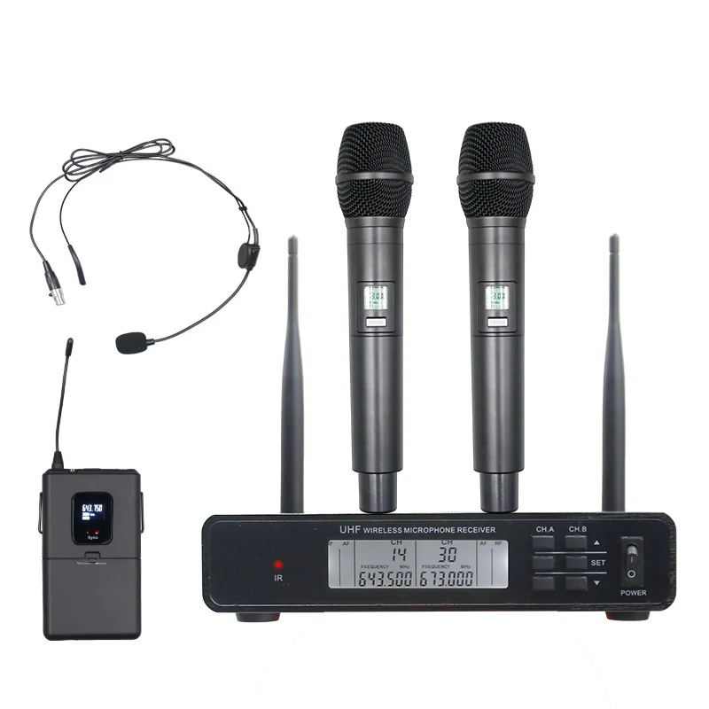 2024 New High Sensitivity Uhf Bidirectional Wireless Microphone Remote