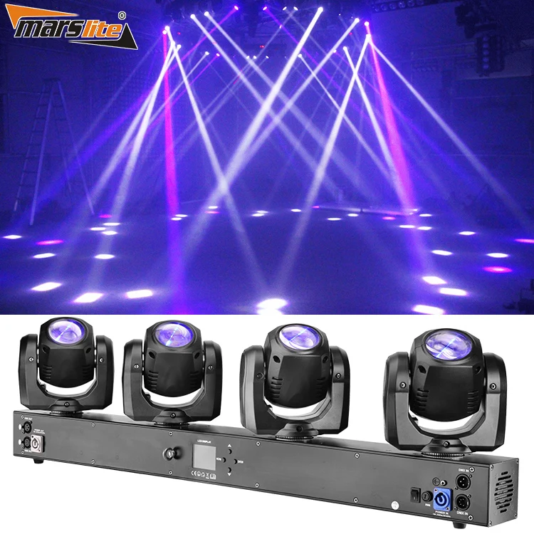 Guangzhou led 4*32w RGBW LED beam stage 4 in1 moving head light