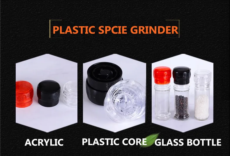 100 Ml Plastic Salt Pepper Grinder Buy Pepper Grinder,Plastic Salt
