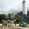 Road construction HZS25 cement concrete admixture mixing plant with bucket