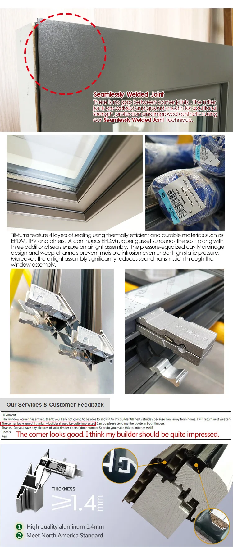 2020 European style stainless aluminium security tips tilt and turn two  inward open ways window system solutions