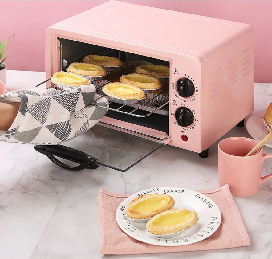 Mini Small Oven Electric Toasters Compact Countertop 4 Slice Cooks