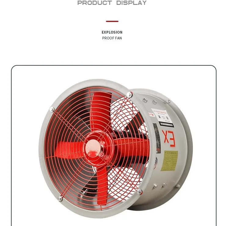 Powerful Explosion-proof Industrial Fan, 380V/220V, 16A - detail 18